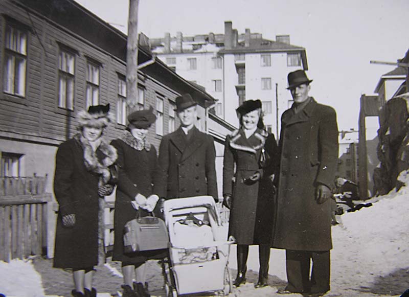 Kirstinkatu talvella 1941