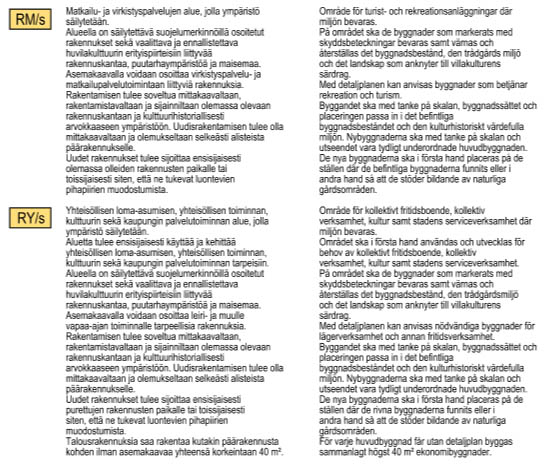 Matkailu ja asuminen