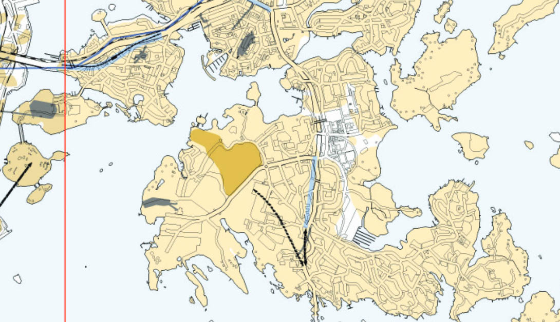 Tunneli Gunillantien risteykseen